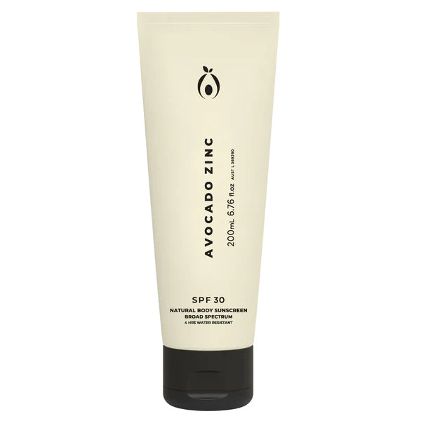 Avocado Zinc SPF 30 Natural Body Sunscreen